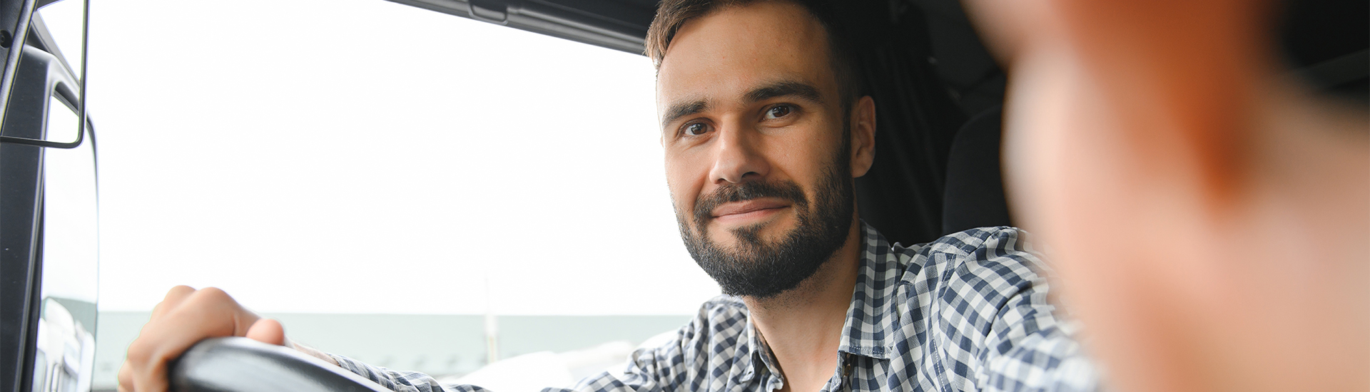 happy driver